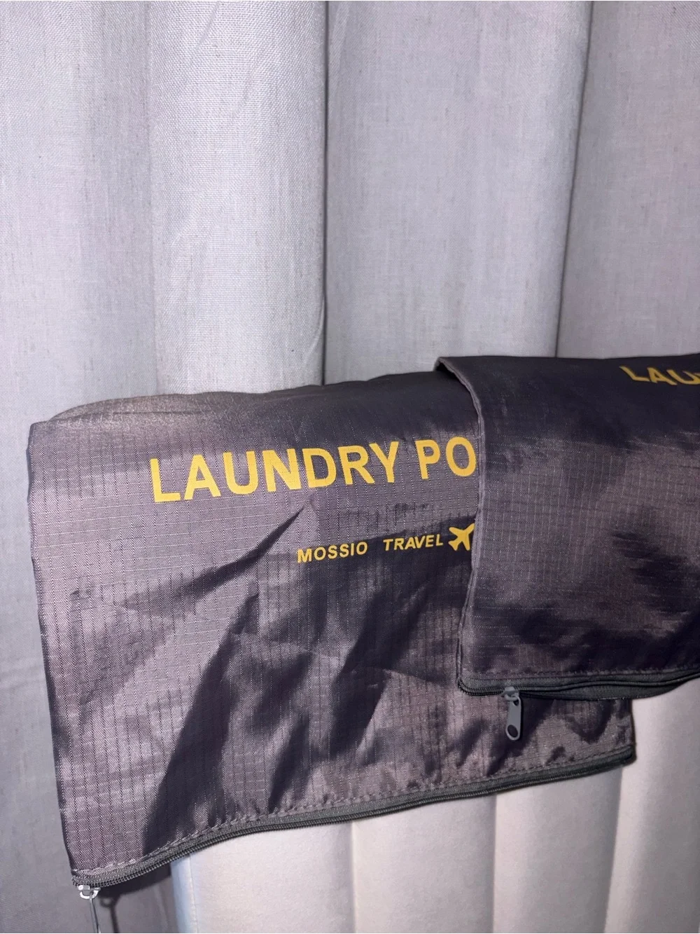Black Laundry Pouch - Set of 2